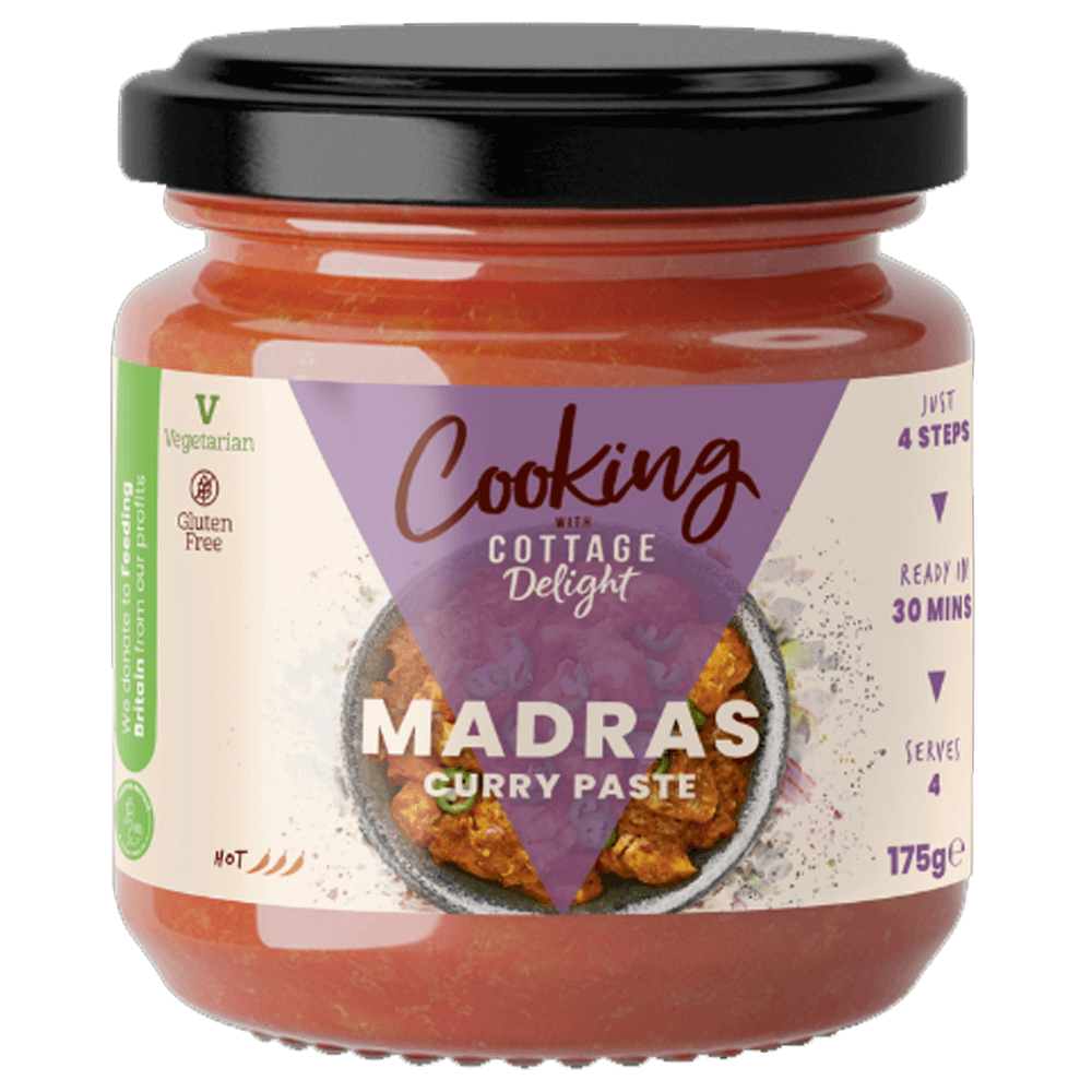 Cooking With Cottage Delight Madras Curry Paste 175g